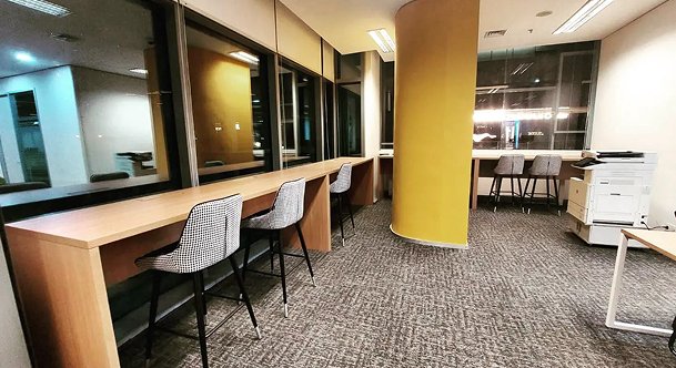 Office flooring installation project