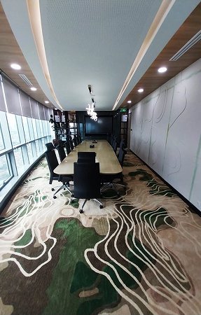 Hotel corridor flooring design