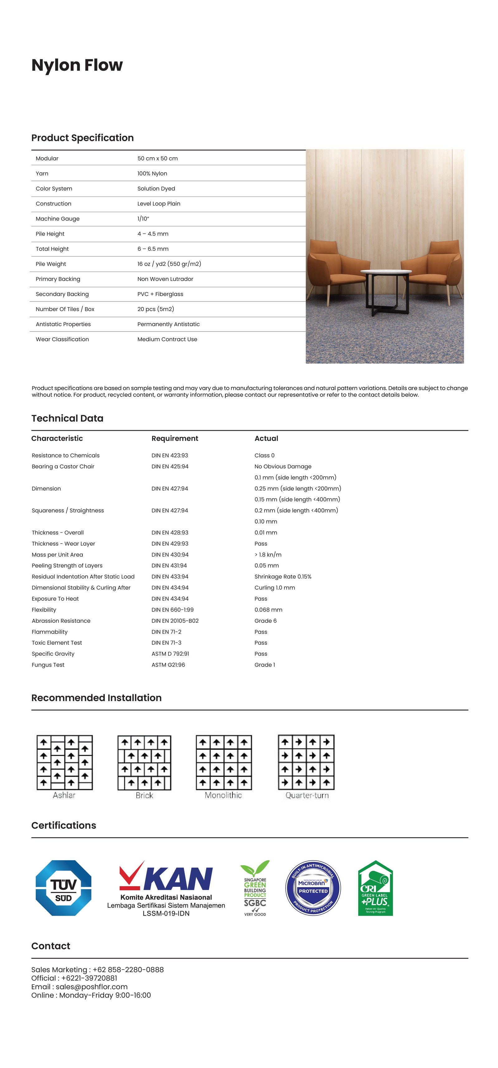 FLOW NYLON specification